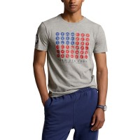 Поло Футболка Team USA Ralph Lauren 2024 Summer Olympics Villagewear Pictogram - Gray