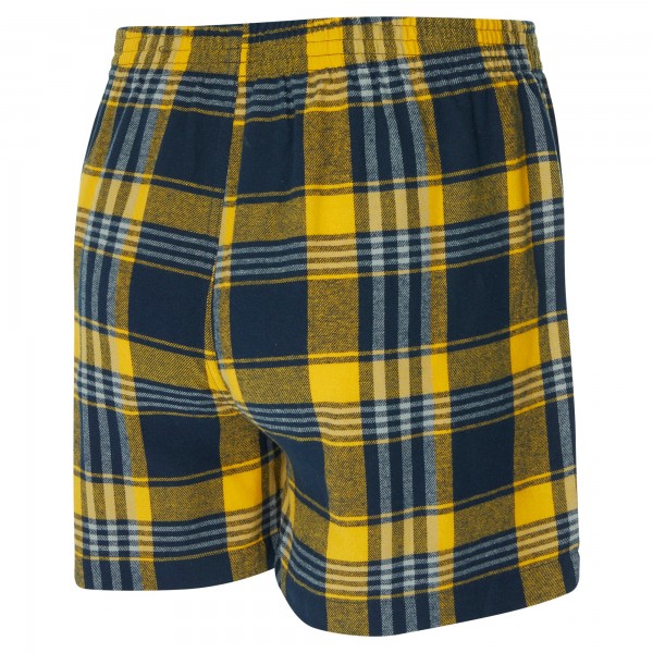 Denver Nuggets Concepts Sport Navy Region Flannel Boxer Short