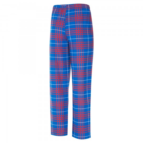 Philadelphia 76ers Concepts Sport Royal/Red Vector Top & Flannel Pants Sleep Set