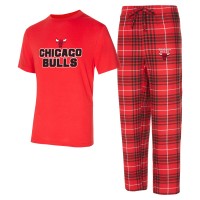 Футболка и штаны Chicago Bulls Concepts Sport Red/Black Vector