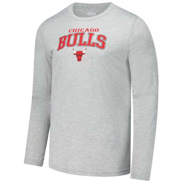 Футболка с длинным рукавом и штаны Chicago Bulls Concepts Sport Red Petition