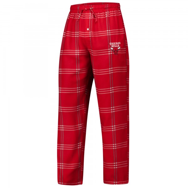 Футболка с длинным рукавом и штаны Chicago Bulls Concepts Sport Red Petition