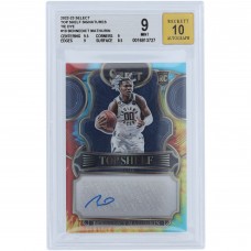Bennedict Mathurin Indiana Pacers Autographed 2022-23 Panini Select Tie Dye Prizm #TSS-BNM #2/25 BGS Authenticated 9/10 Rookie Card - 9.5,9,9,8.5 Subgrades