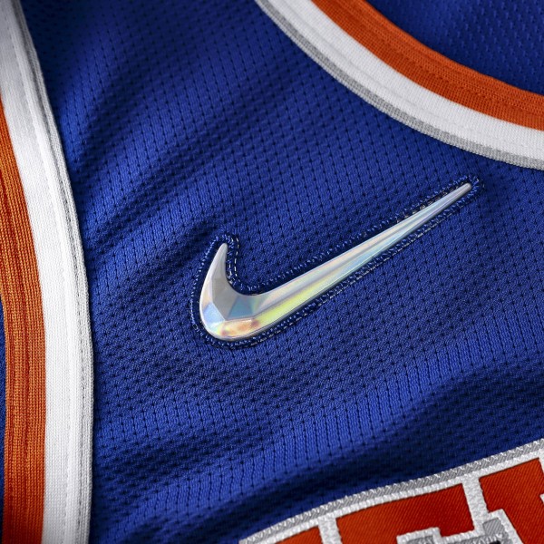 Jalen Brunson New York Knicks Autographed Fanatics Authentic Blue Nike Icon Edition Authentic Jersey