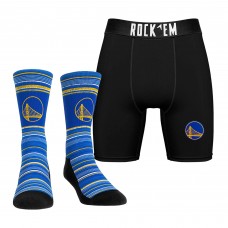 Трусы и носки Golden State Warriors Rock Em Socks Primary Crew