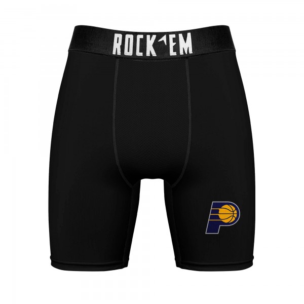 Indiana Pacers Rock Em Socks Primary Crew Socks & Boxer Briefs Combo Pack