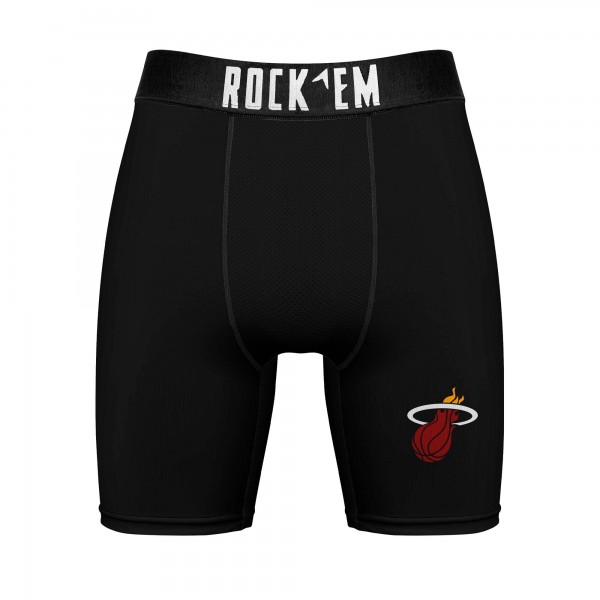 Miami Heat Rock Em Socks Primary Crew Socks & Boxer Briefs Combo Pack