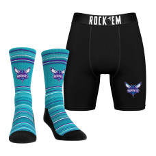 Носки и боксеры (набор) Charlotte Hornets Rock Em Socks Primary Crew