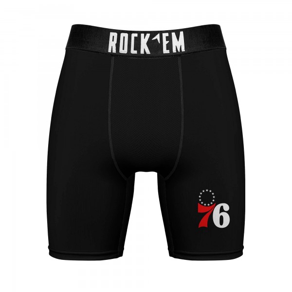 Philadelphia 76ers Rock Em Socks Primary Crew Socks & Boxer Briefs Combo Pack
