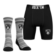 Носки и боксеры (набор) Brooklyn Nets Rock Em Primary Crew