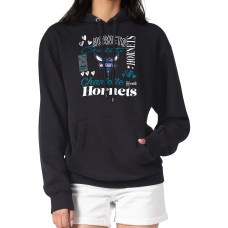 Женская толстовка Charlotte Hornets G-III 4Her by Carl Banks Black Team Collage Graphic Fleece