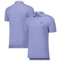 Los Angeles Dodgers Peter Millar Royal Jubilee Stripe Stretch Jersey Polo