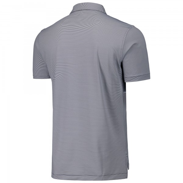 New York Yankees Peter Millar Navy Jubilee Stripe Stretch Jersey Polo