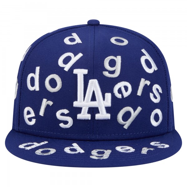 Бейсболка Los Angeles Dodgers New Era Royal Team Confetti 59FIFTY