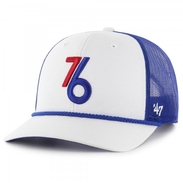 Бейсболка Philadelphia 76ers 47 2024/25 City Edition - White/Royal