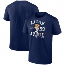 New York Yankees Aaron Judge Fanatics Navy Hometown Caricature T-Shirt