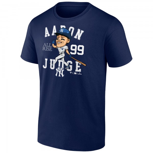 New York Yankees Aaron Judge Fanatics Navy Hometown Caricature T-Shirt