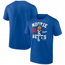 Los Angeles Dodgers Mookie Betts Fanatics Royal Hometown Caricature T-Shirt