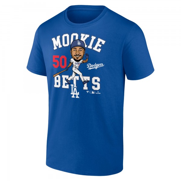 Los Angeles Dodgers Mookie Betts Fanatics Royal Hometown Caricature T-Shirt