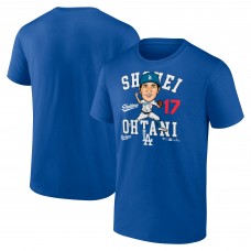 Los Angeles Dodgers Shohei Ohtani Fanatics Royal Hometown Caricature T-Shirt