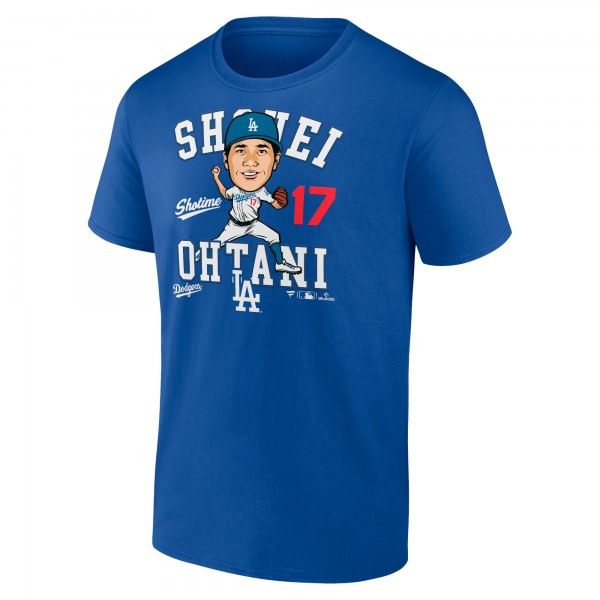 Los Angeles Dodgers Shohei Ohtani Fanatics Royal Hometown Caricature T-Shirt