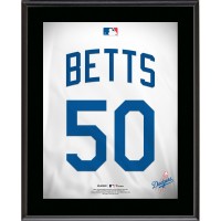 Mookie Betts Los Angeles Dodgers Fanatics Authentic 10.5 x 13 Jersey Number Sublimated Player Plaque