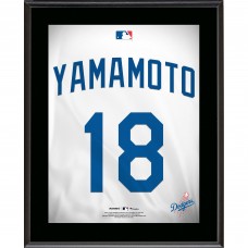 Yoshinobu Yamamoto Los Angeles Dodgers Fanatics Authentic 10.5 x 13 Jersey Number Sublimated Player Plaque
