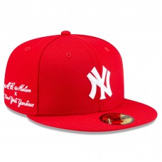 Бейсболка New York Yankees x AC Milan New Era Red 59FIFTY