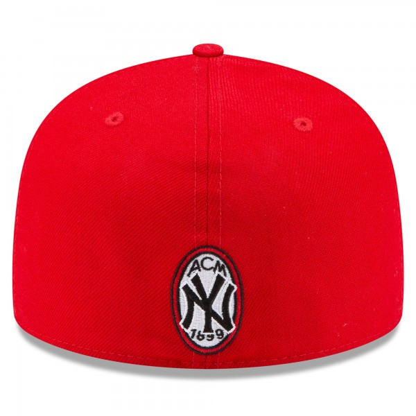 Бейсболка New York Yankees x AC Milan New Era Red 59FIFTY