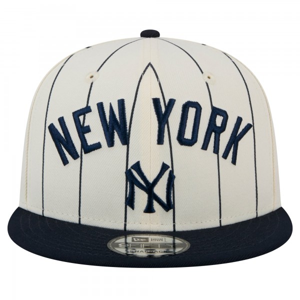 Бейсболка New York Yankees New Era White Jersey Pinstripe 9FIFTY Snapback