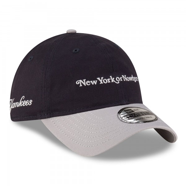Бейсболка New York Yankees New Era Navy/Gray New York Or Nowhere 9TWENTY