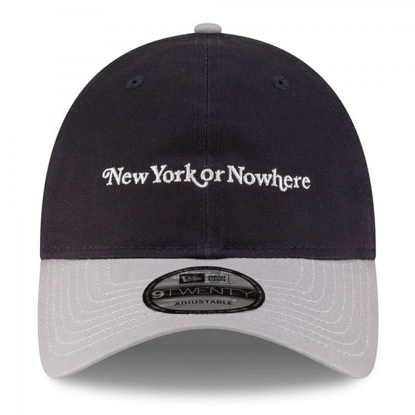 Бейсболка New York Yankees New Era Navy/Gray New York Or Nowhere 9TWENTY