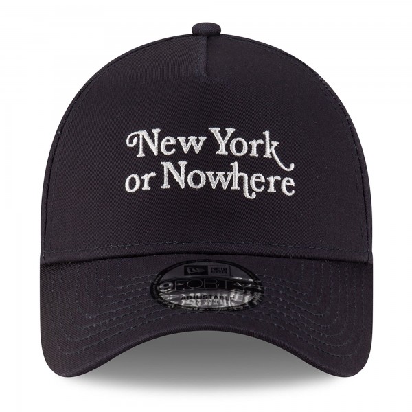 Бейсболка New York Yankees New Era Navy New York Or Nowhere A-Frame 9FORTY