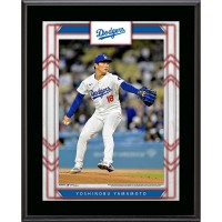 Yoshinobu Yamamoto Los Angeles Dodgers Fanatics Authentic 10.5 x 13 Sublimated Player Plaque