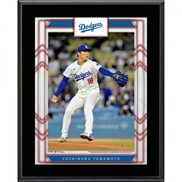 Yoshinobu Yamamoto Los Angeles Dodgers Fanatics Authentic 10.5 x 13 Sublimated Player Plaque
