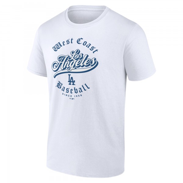Los Angeles Dodgers White West Coast Baseball T-Shirt