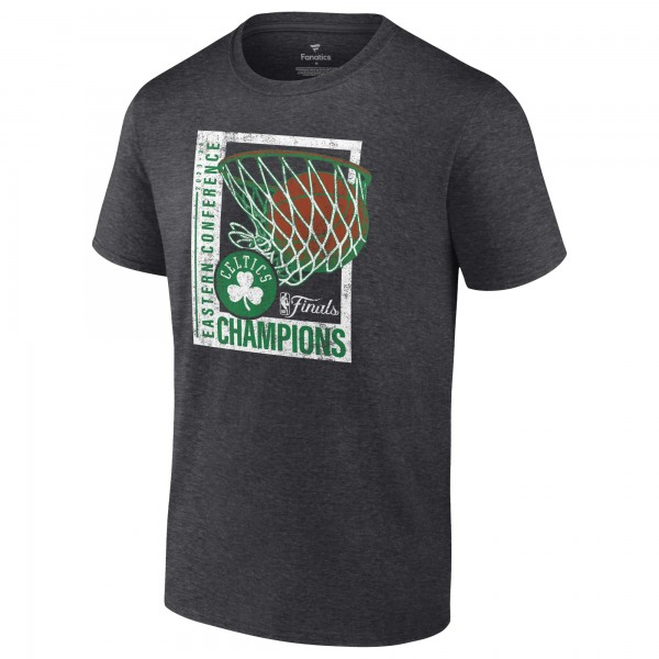 Футболка Boston Celtics 2024 Eastern Conference Champions Full Court Trap - Heather Charcoal