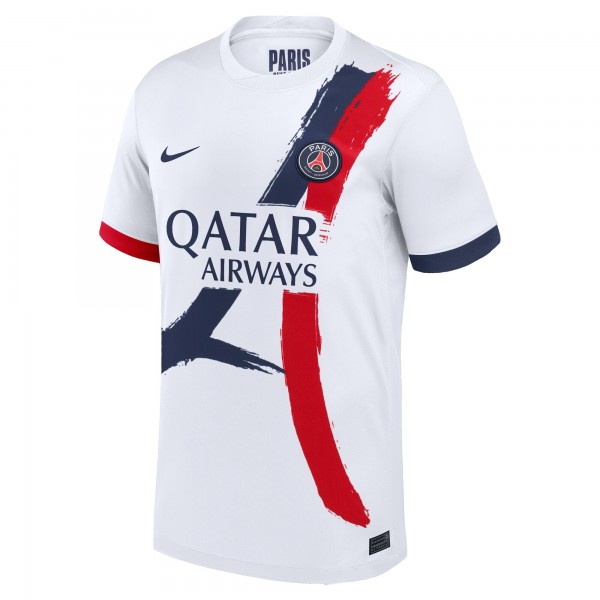 Игровая джерси Paris Saint-Germain Nike 2024/25 Away Replica - White