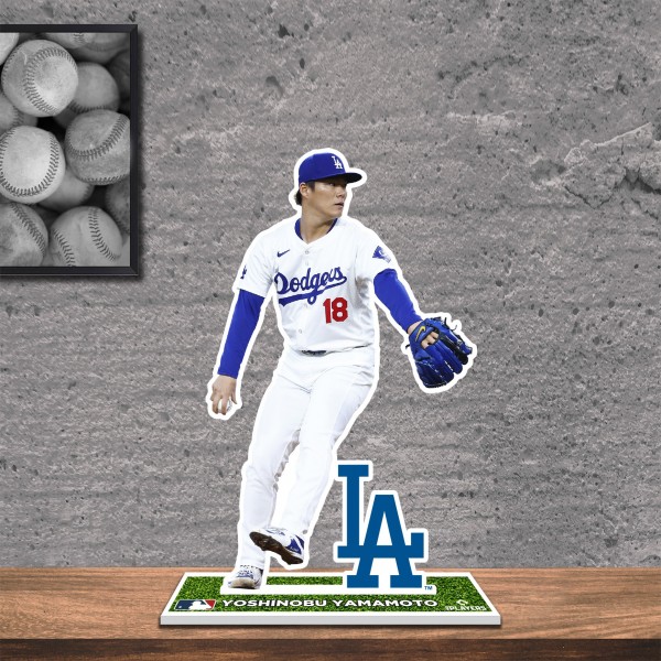 Yoshinobu Yamamoto Los Angeles Dodgers 12 Player Standee Desktop Display