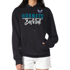 Женская толстовка Charlotte Hornets G-III 4Her by Carl Banks Black Graphics Fleece