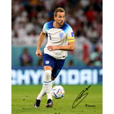 Фото с автографом Harry Kane England National Team Fanatics Authentic 8 x 10 White Jersey Passing
