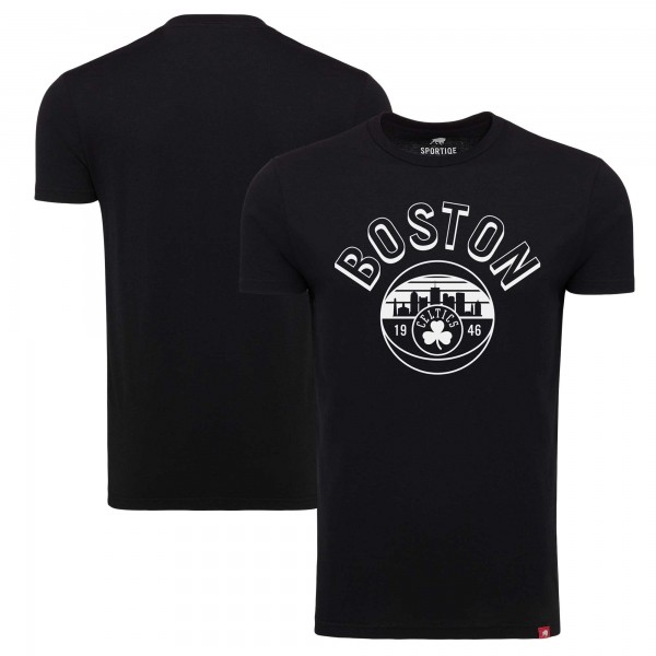 Футболка Boston Celtics Sportiqe Comfy Tri-Blend - Black