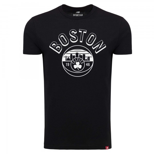 Футболка Boston Celtics Sportiqe Comfy Tri-Blend - Black