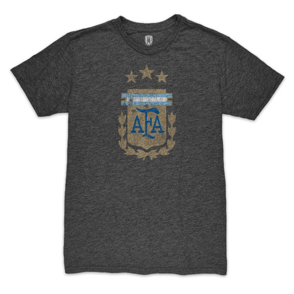 Футболка Julián Álvarez Argentina National Team 1863FC Retro Tri-Blend - Heather Black