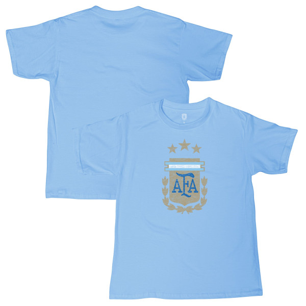 Подростковая Argentina National Team 1863FC Badge T-Shirt - Light Blue