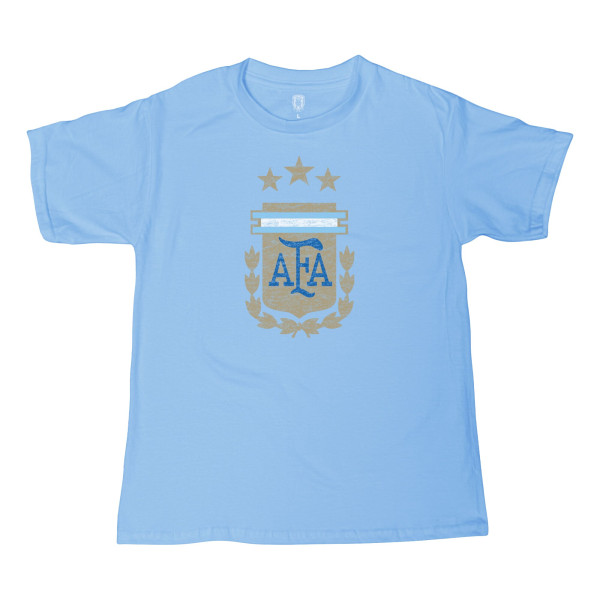 Подростковая Argentina National Team 1863FC Badge T-Shirt - Light Blue