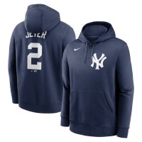 Толстовка New York Yankees Derek Jeter Nike Navy Player Name & Number Club