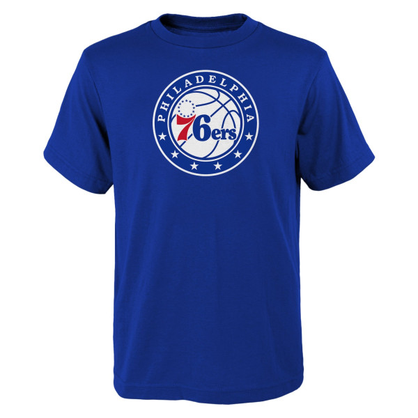 Подростковая Philadelphia 76ers Outerstuff Royal Primary Logo T-Shirt
