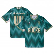 Игровая джерси Milwaukee Bucks Authmade x NBA Soccer Kit Fashion - Green
