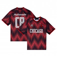 Игровая джерси Chicago Bulls Authmade x NBA Red Soccer Kit Fashion